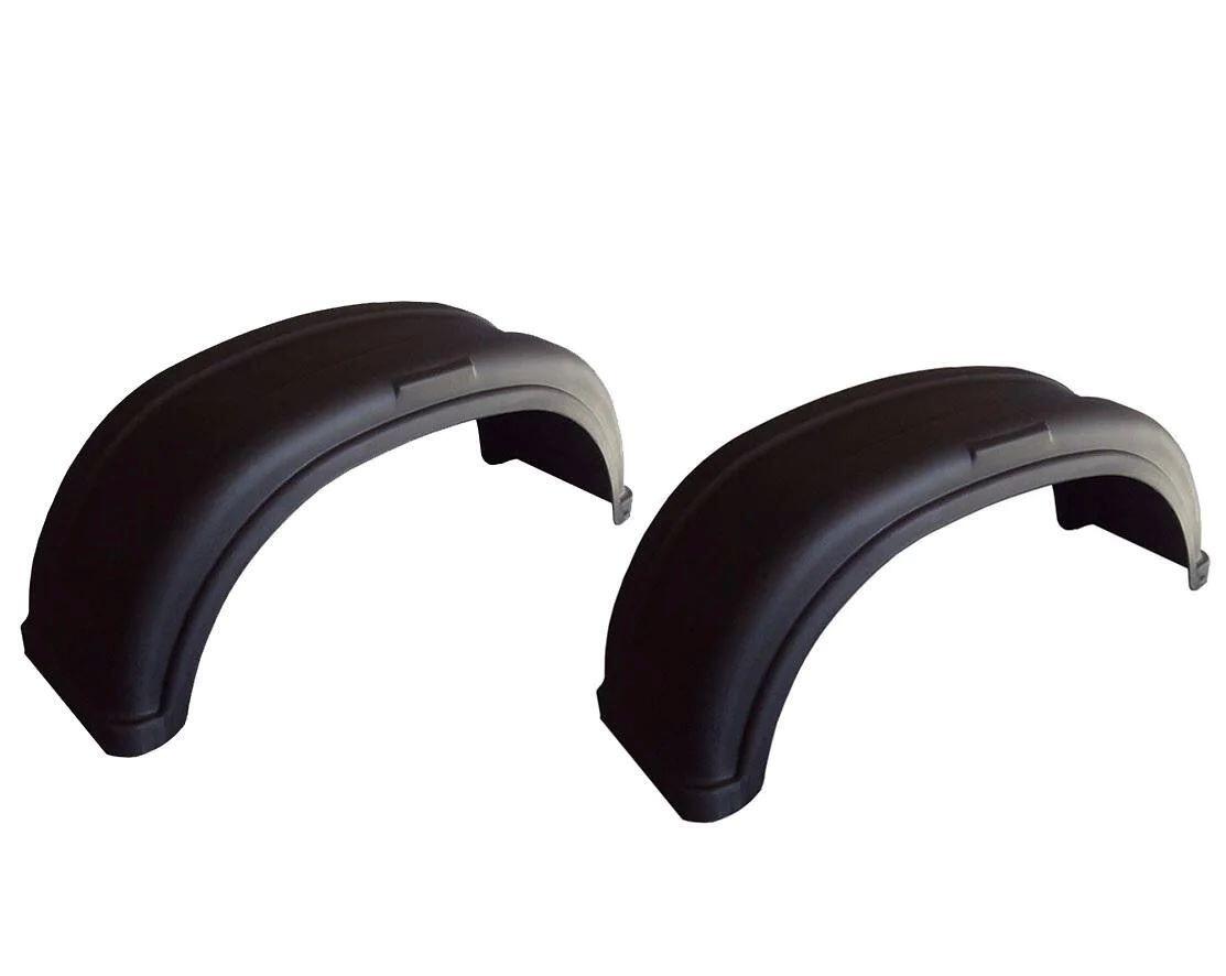 Pair of Plastic 10" Mudguards