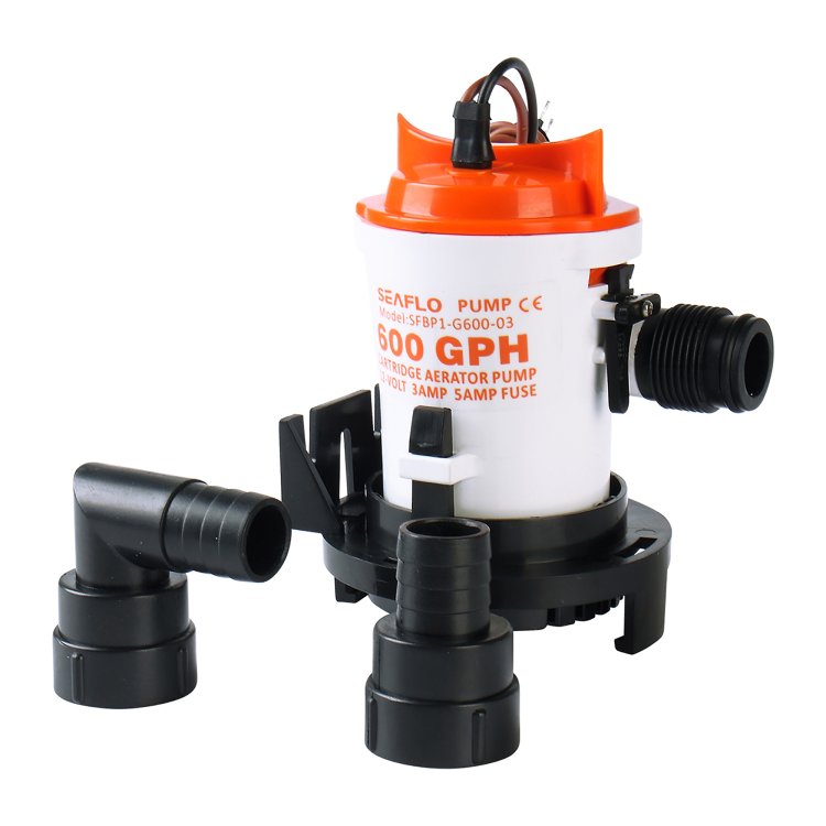 Seaflo Manual Bilge Pump 03 Series 12V 600 GPH / 2271 LPH