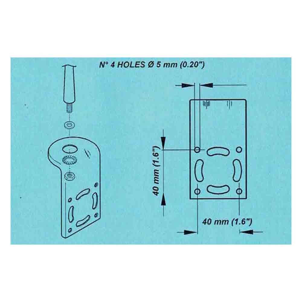 Glomex Glomeasy RA106BRACKINOX-L Bracket