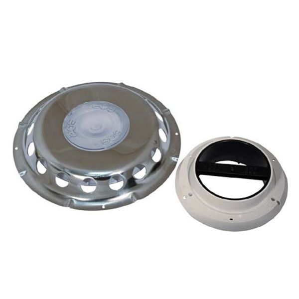 Aquafax ECS Ventair Shut-Off Vent with Stainless Steel Cover