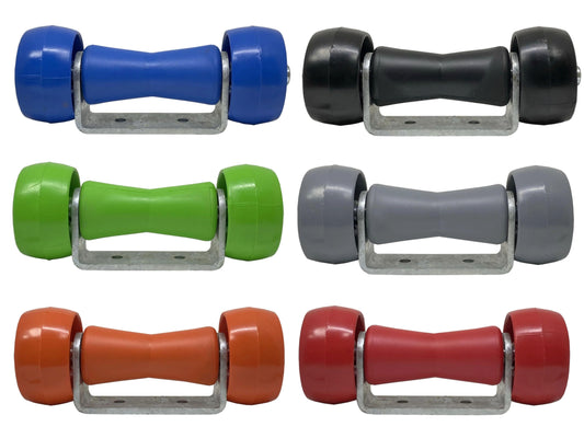 Extreme Trailers 125mm Fixed Keel Roller with Castors