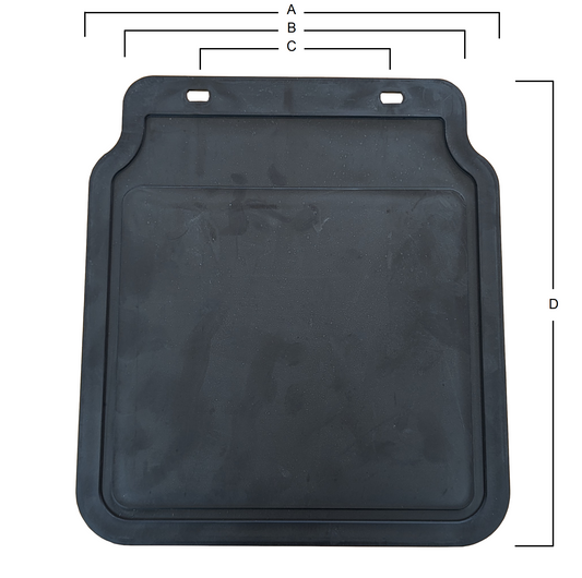 Extreme Trailers Mud Flap for 10 and 13 Inch Mudguards