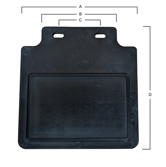 Extreme Trailers Mud Flaps for 8 Inch Mudguards