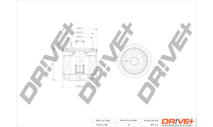 Dr!ve+ Oil Filter - Subaru