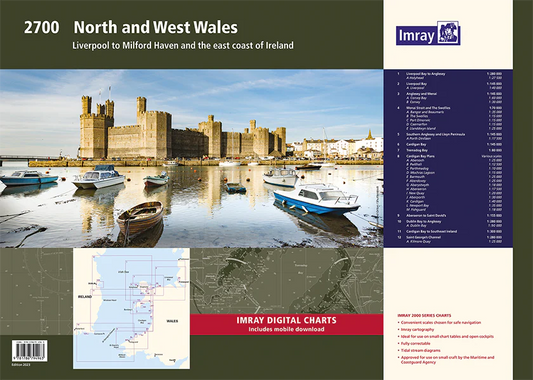Imary 2700 North and West Wales Chart Pack, 2023 edition