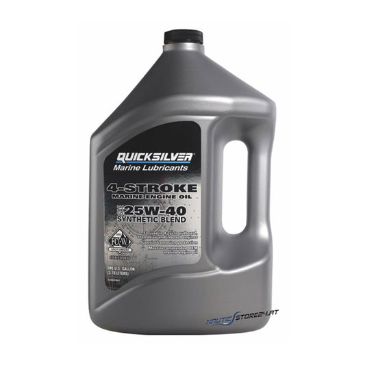 Quicksilver 4-Stroke Synthetic Blend Marine Oil 25W40