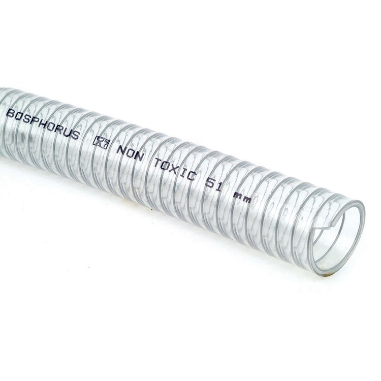 Barrus Clear PVC Steel Spiral Hose 19mm