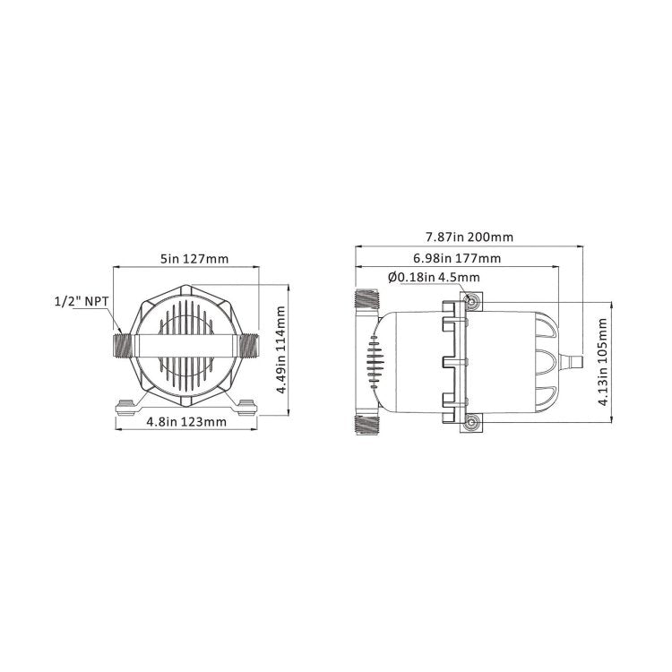 Seaflo Pressurised Accumulator Tank