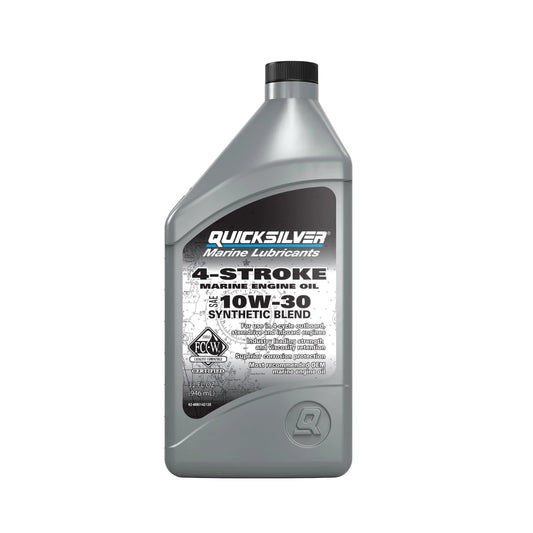 Quicksilver 4-Stroke Synthetic Blend Marine Oil 10W30