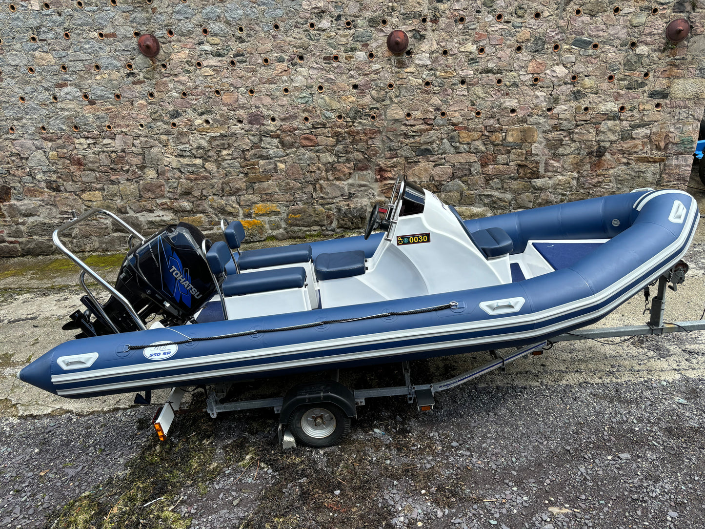 'Sea Monkey' 2016 Menai Marine SR550 RIB and Trailer