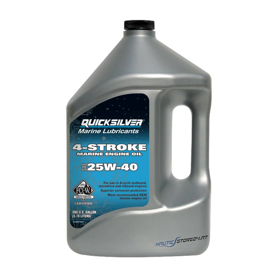 Quicksilver 4-Stroke Mineral Marine Oil 25W40