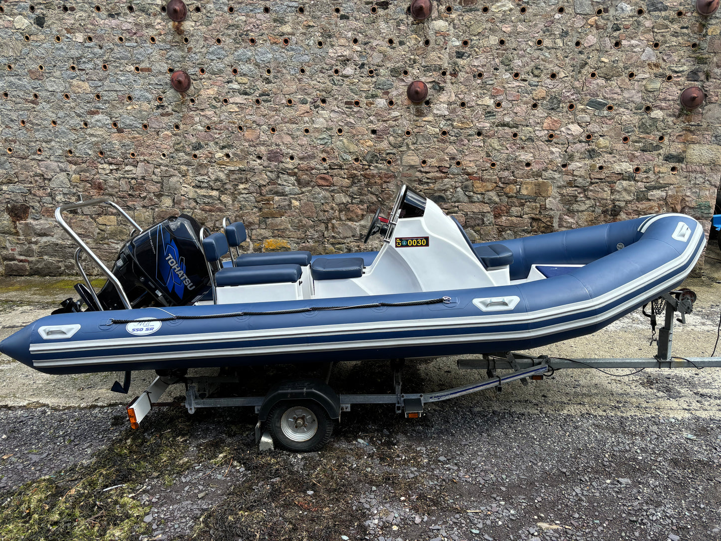 'Sea Monkey' 2016 Menai Marine SR550 RIB and Trailer