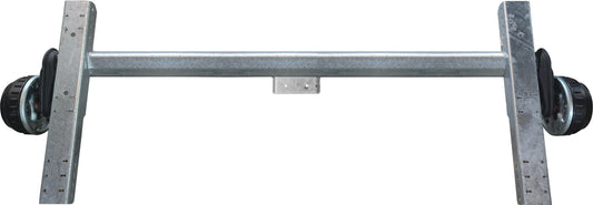 AL-KO 1300kg Wide Galvanised Boat Trailer Axle 5x112 PCD