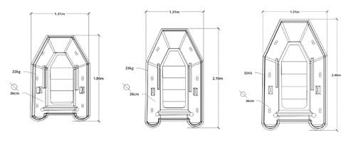 Crewsaver Slatted Floor Inflatable Dinghy