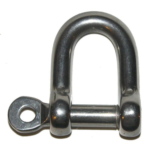 Nautos D-Shackle with Locking Pin