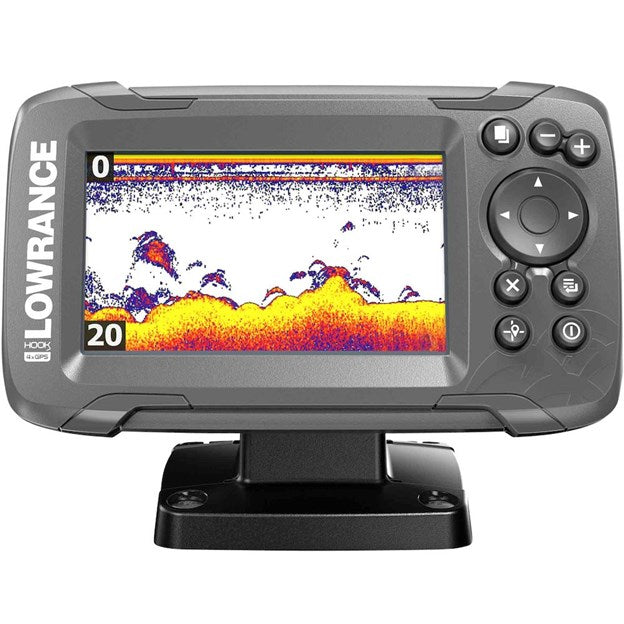 Lowrance HOOK² 4x Fishfinder with Bullet Transducer and GPS Plotter
