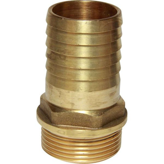 Aquafax Brass Straight Hose Tail