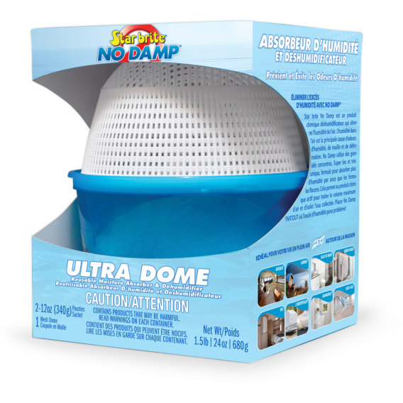 Starbrite No Damp Moisture Absorber & Dehumidifier Ultra Dome