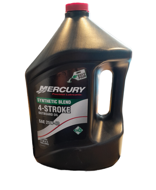 Mercury Synthetic Blend 4-Stroke Outboard Oil SAE 25W-40