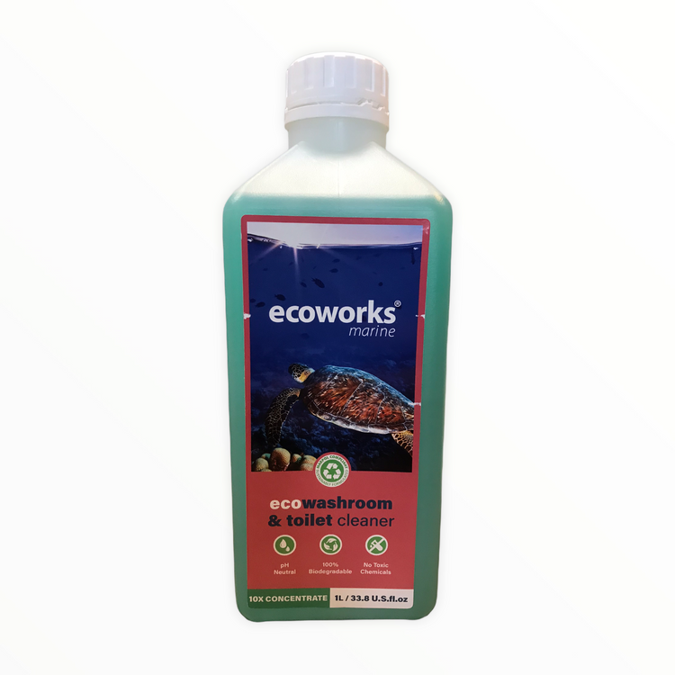 Ecoworks Marine Eco Washroom & Toilet Cleaner - 1L Concentrate