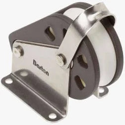 Barton Marine Upright Single Block with Fairlead